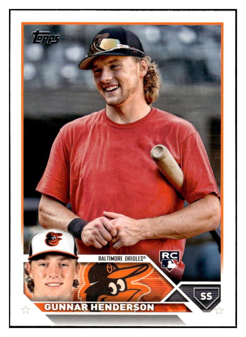 Amazon.com: GUNNAR HENDERSON RC 2023 Topps Rookie Variations #206